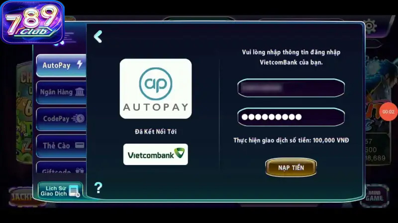 Nạp tiền 789Club áp dụng các công nghệ mã hóa tiên tiến nhất