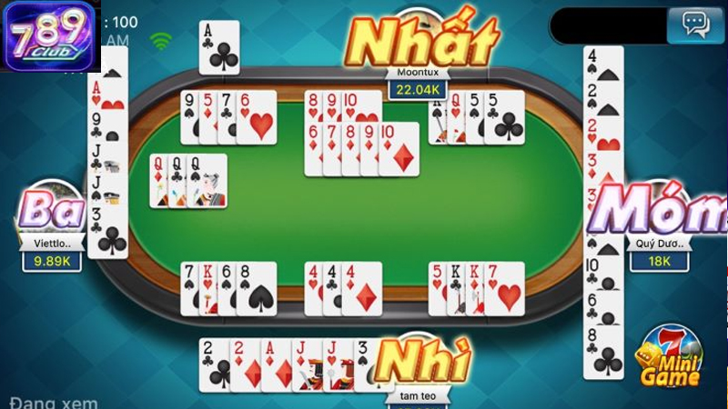 Phỏm tại 789Club là lựa chọn lý tưởng cho những ai yêu thích sự kịch tính và thử thách