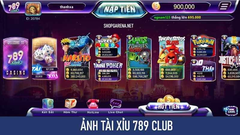 Tài xỉu 789Club là một trò chơi cá cược sử dụng ba viên xúc xắc