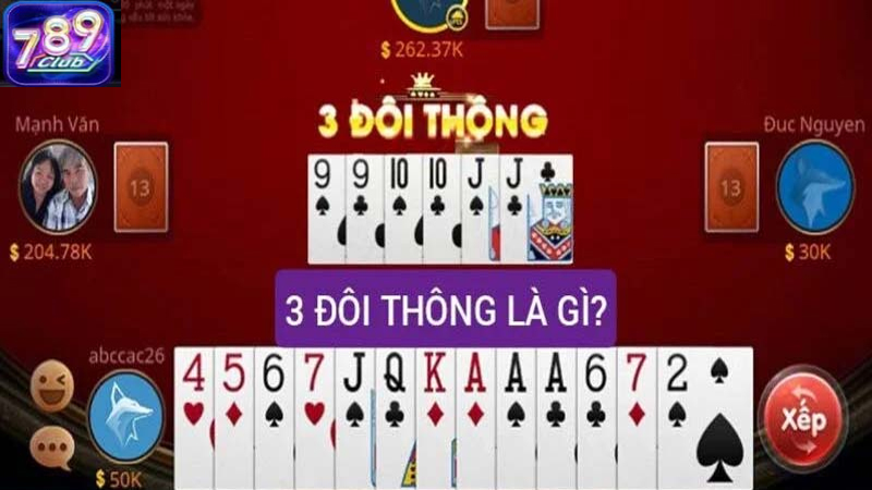 Giao diện của trò chơi Tiến Lên Miền Nam tại 789Club rất dễ sử dụng